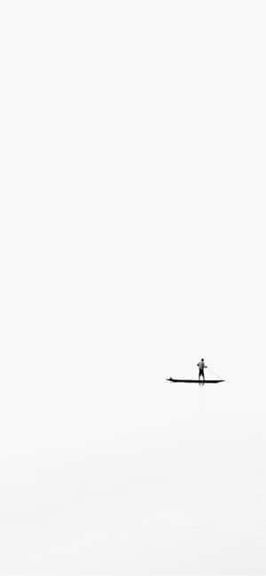 白色 iPhone 背景 — Oppo F33 壁纸