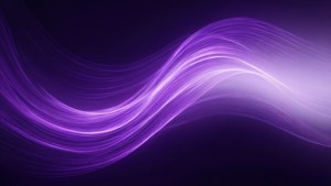 一条流畅的紫色渐变抽象波浪，非常适合现代风格的壁纸。 — 紫色 壁纸