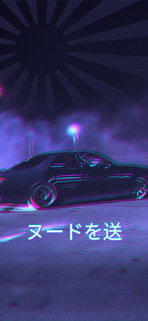 经典JDM风格配旗帜