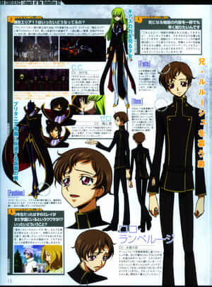 罗洛·兰佩路基沉思壁纸 Code Geass 高清 — Kindle 壁纸