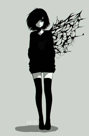 美学动漫情绪女孩桐岛 — 可爱动漫女孩 壁纸
