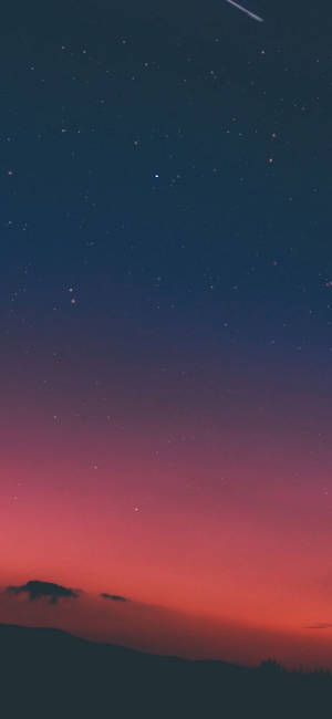 1125x2436 夜空日落粉色自然iPhone X壁纸。iPhone X — iPhone X 壁纸