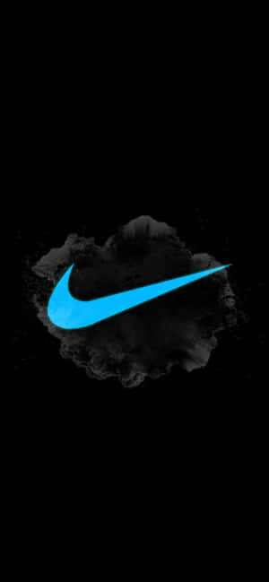 Blue Nike Logo — iPhone 16 Pro Max 壁纸