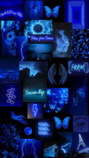 蓝色反派 — 坏女孩美学 壁纸