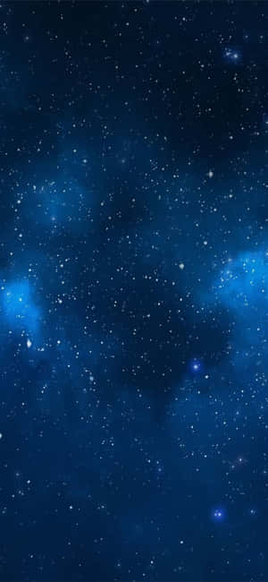 蓝色Galaxy iPhone — 华为nova 16s 壁纸