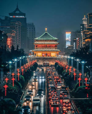 西安鼓楼壁纸 — 4:5 壁纸