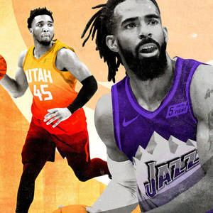 Mike Conley 与 Donovan Mitchell 壁纸 — Infinix Zero Flip 壁纸