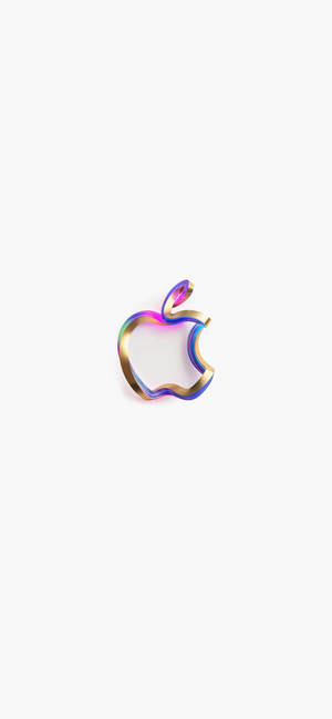 金色苹果标志iPhone — iPhone 15 壁纸