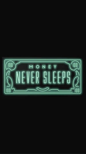 金钱永不眠霓虹绿美学