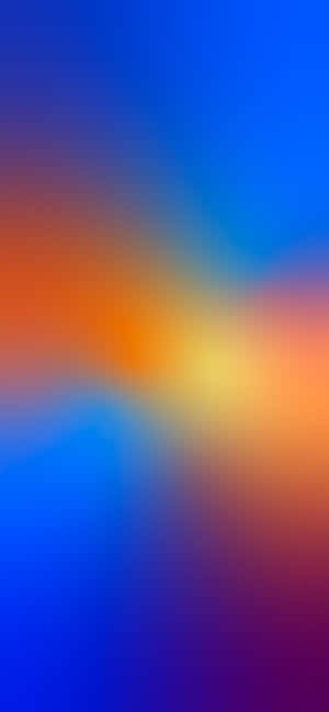 蓝橙背景 — Redmi 15C 壁纸