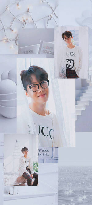 防弹少年团美学Jhope白色背景 — 防弹少年团美学 壁纸