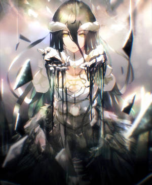 高清美丽阿尔贝德《OVERLORD》壁纸 — Galaxy Z Fold 5 壁纸