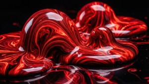 动态壁纸的抽象霓虹红大理石纹理图案。 — 霓虹红 壁纸