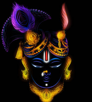 霓虹艺术中的Shrinathji — 荣耀Magic V6 壁纸