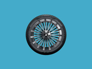 高品质Bridgestone Turanza QuietTrack轮胎图片 — 淡蓝色 壁纸