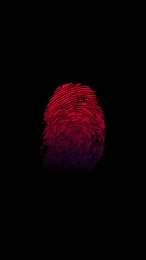 Oneplus 红色指纹 壁纸