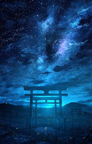 鸟居银河壁纸 — Galaxy Tab S11 Ultra 壁纸
