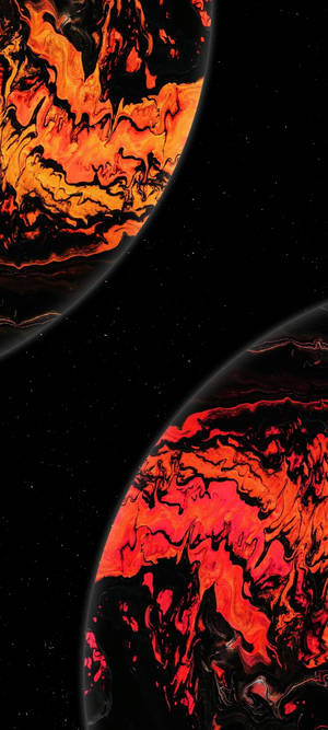 黑色 Amoled 星球 — POCO C81x 壁纸