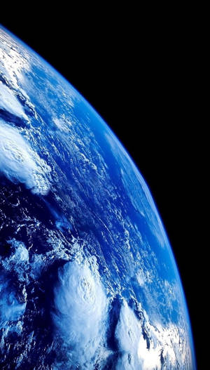 黑色AMOLED地球 — 外太空 壁纸