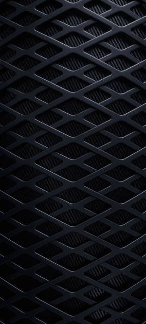 黑色iPhone菱形网格壁纸 — Pixel 10 壁纸
