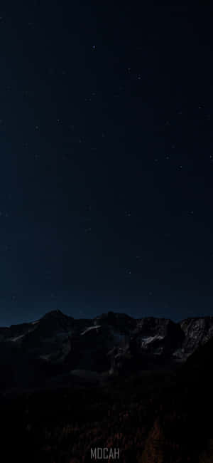 黑色星空背景 — iPhone 17 Pro 壁纸