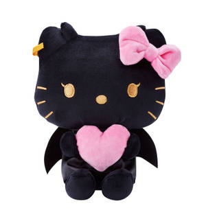 黑色蝙蝠Hello Kitty万圣节壁纸 — 凯蒂猫万圣节 壁纸
