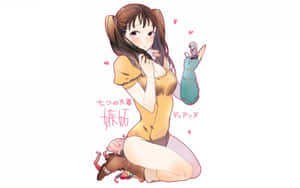 黛安，嫉妒之罪蛇之罪，身着标志性服装 — Steam Deck OLED 壁纸