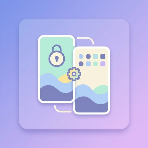 锁屏 + 主屏配对 | wallpaper image tool preview